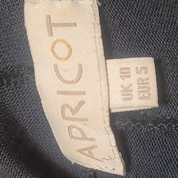 Apricot Teal Sweater w Shoulder Zipper, Sz 10 - Picture 6 of 8